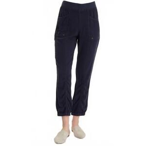 NEW WEARABLES squire twill banded hem casual pant in traditional navy